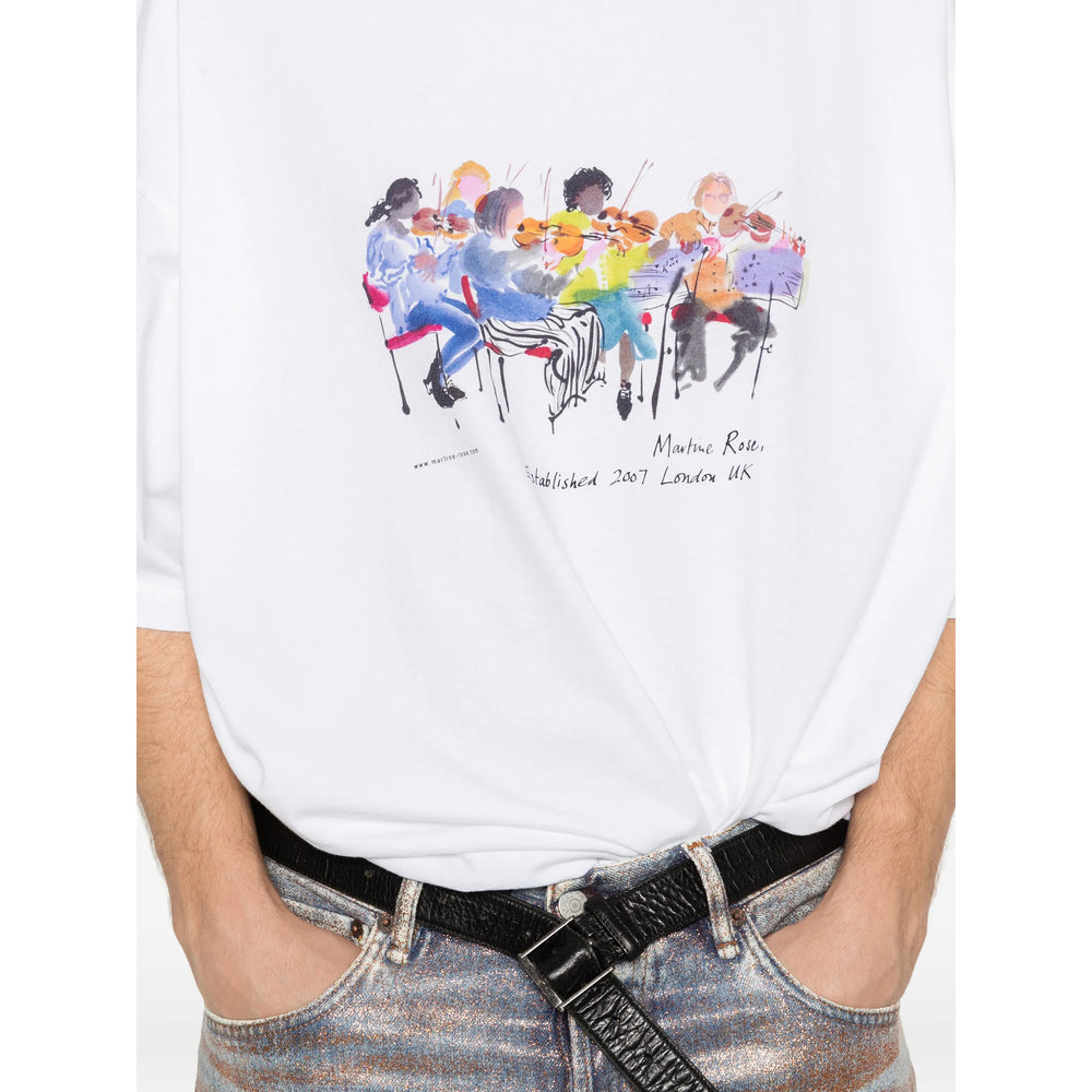 Martine Rose White T-Shirts & Vests - T-Shirts Men MARTINE ROSE