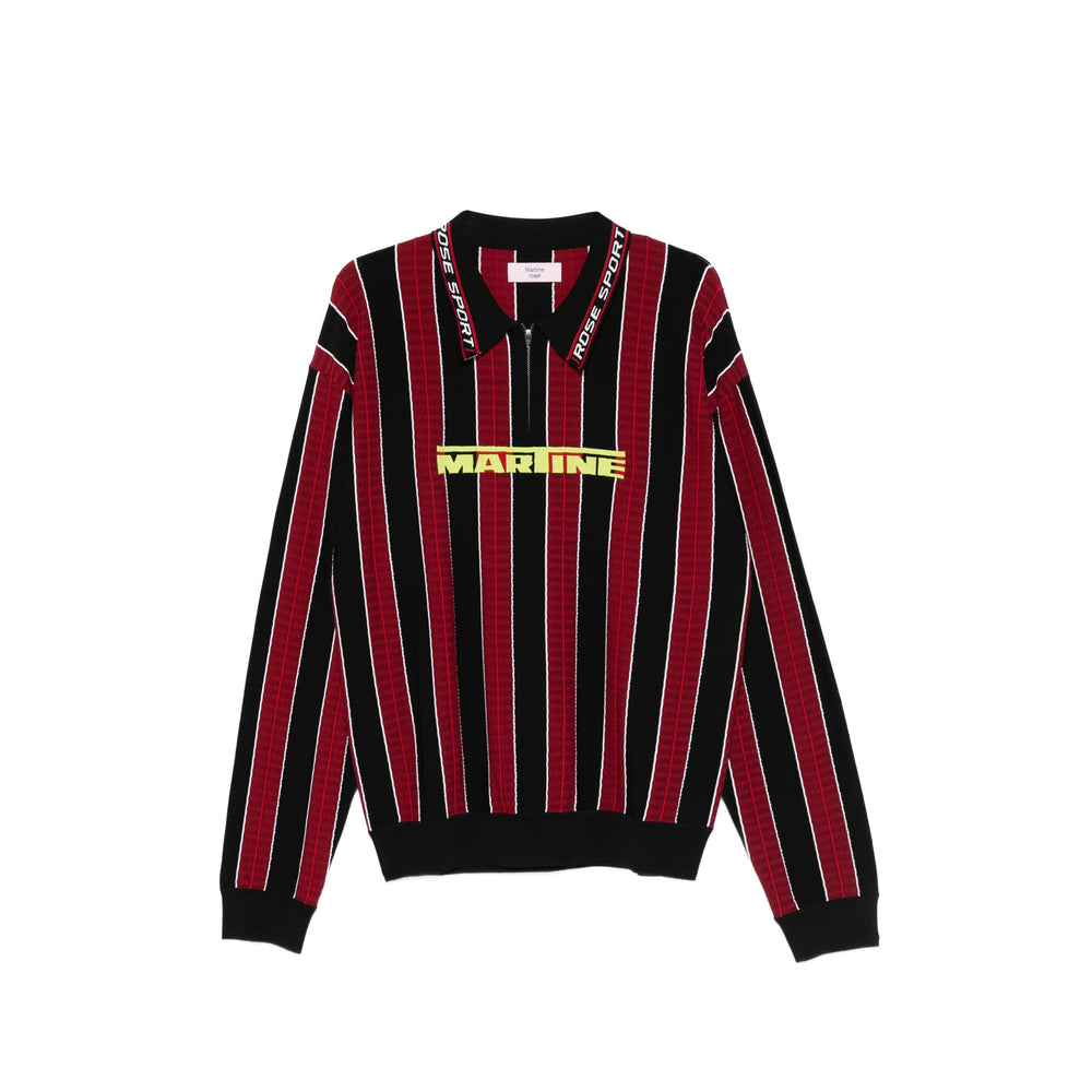 Martine Rose Black Polo Shirts Men MARTINE ROSE