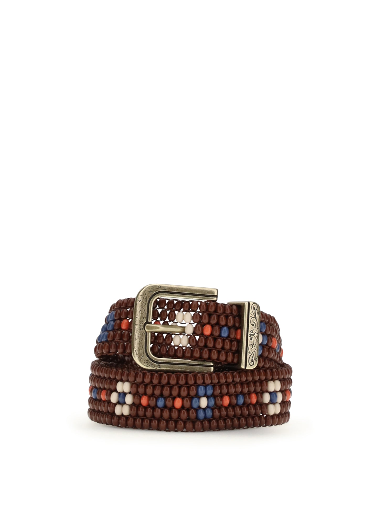Etro Women Beaded Belt With Floral Motif ETRO