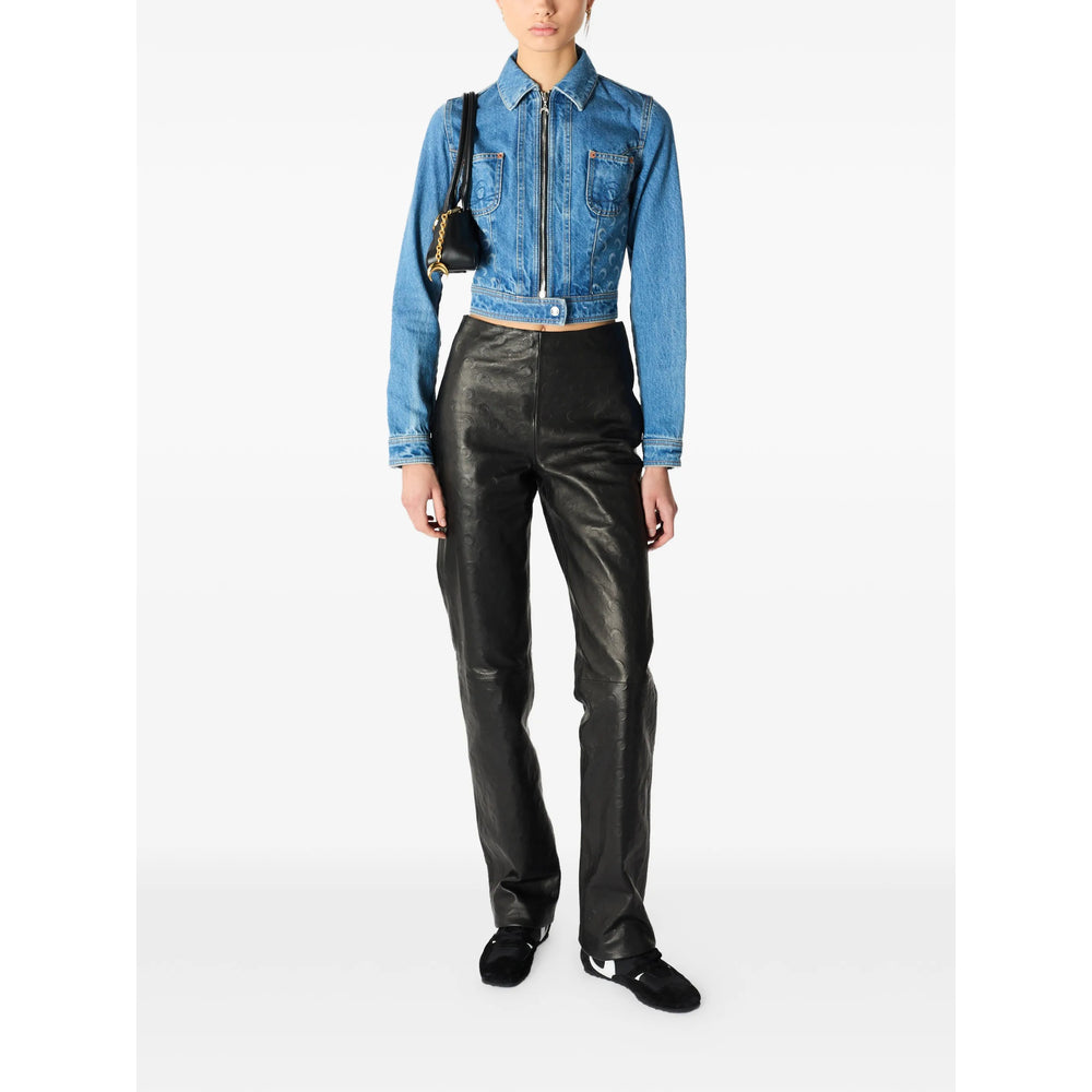 Marine Serre Blue Jackets - Denim Jackets Women MARINE SERRE