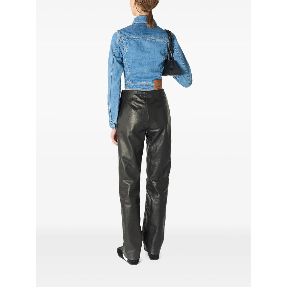 Marine Serre Blue Jackets - Denim Jackets Women MARINE SERRE