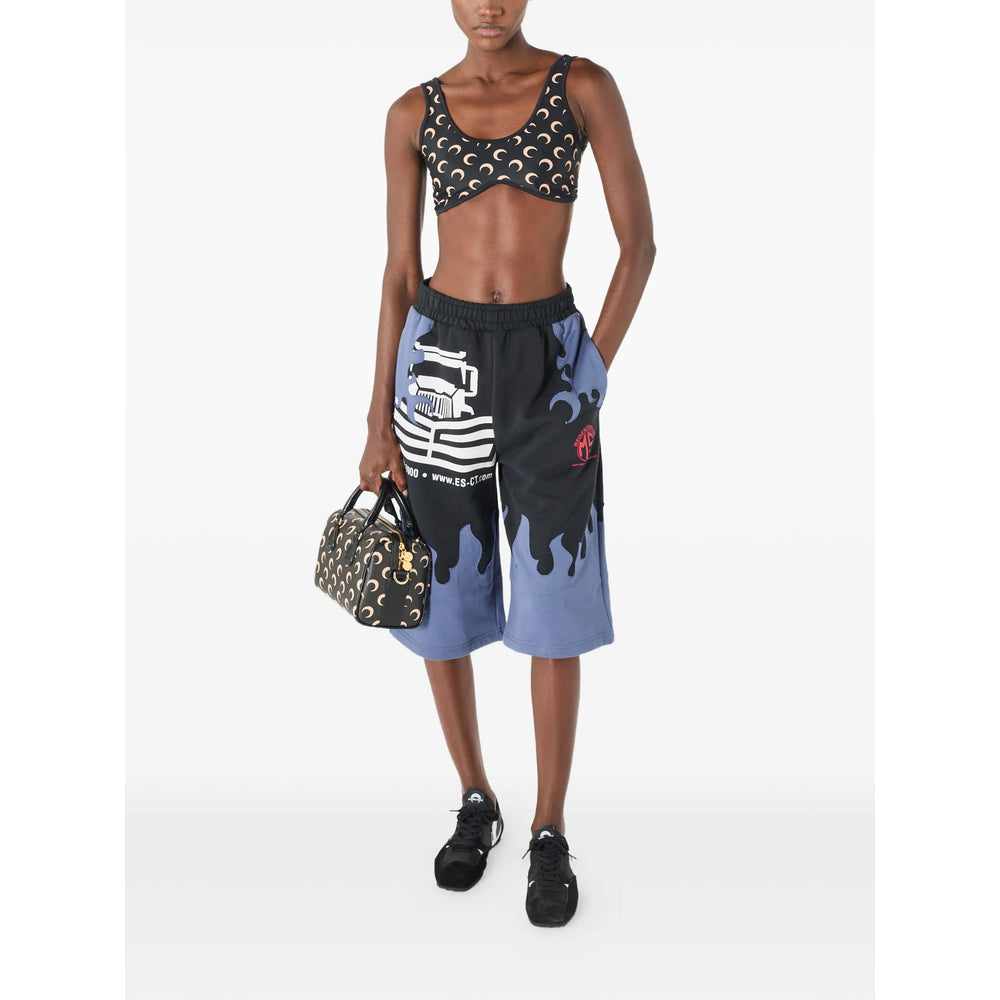 Marine Serre Black Tops - Vests & Tank Tops Women MARINE SERRE