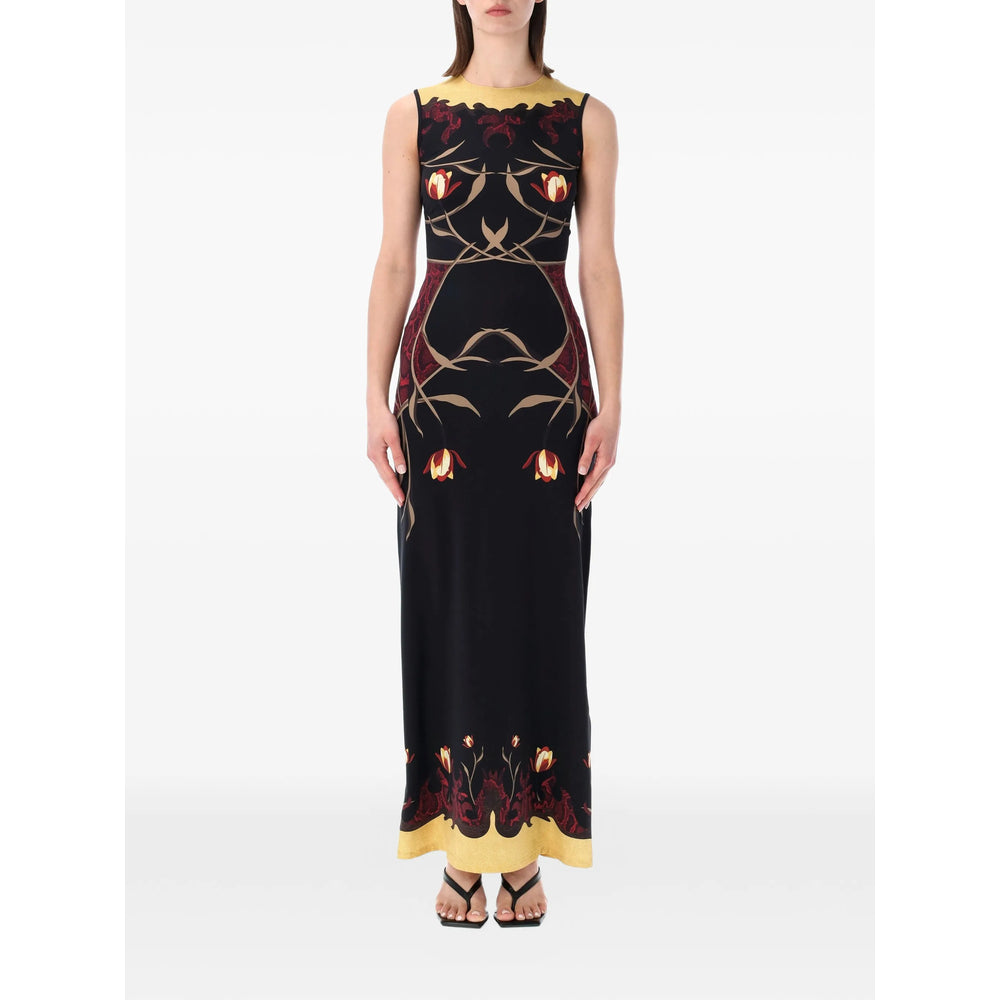 Marine Serre Black Dresses - Evening Dresses Women MARINE SERRE
