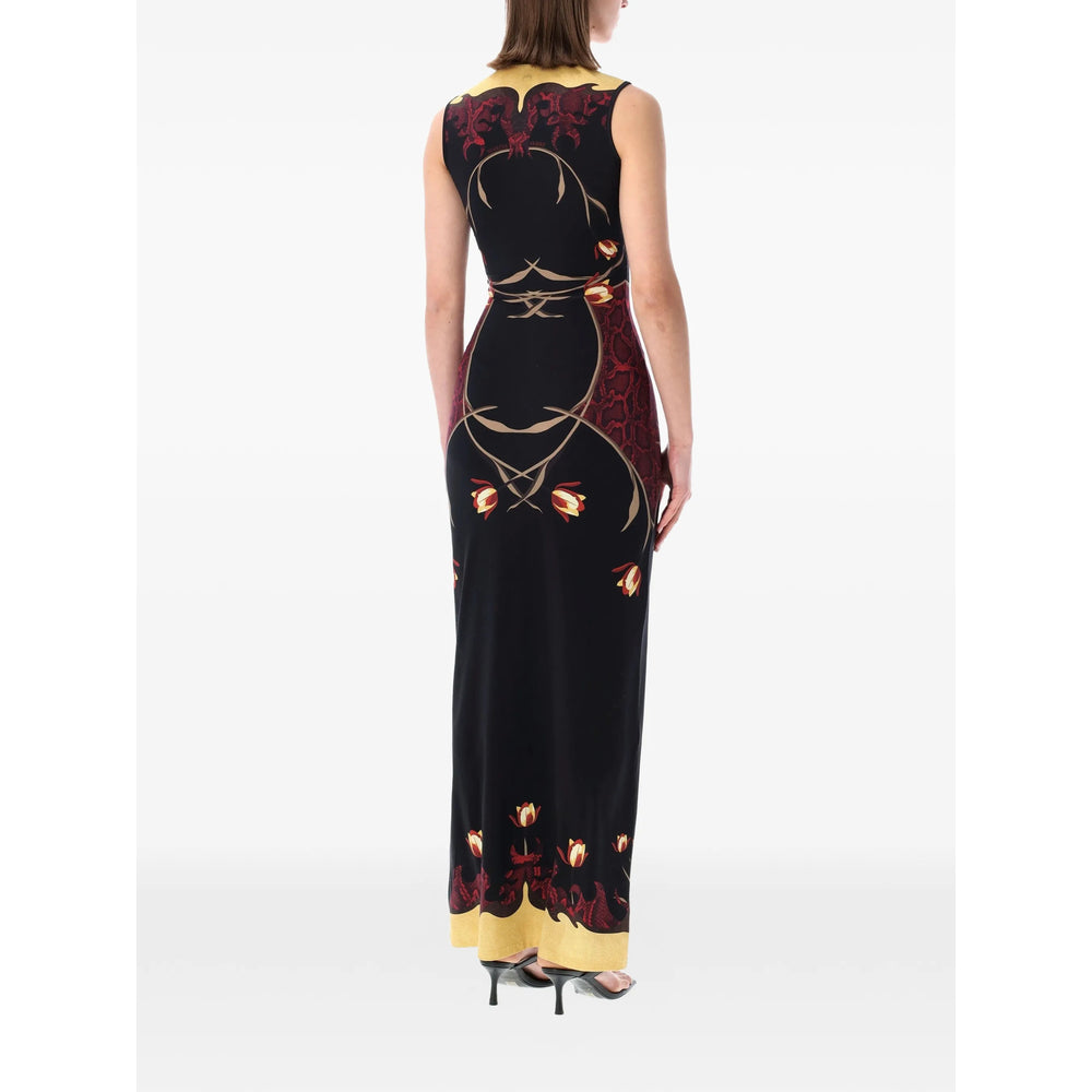 Marine Serre Black Dresses - Evening Dresses Women MARINE SERRE