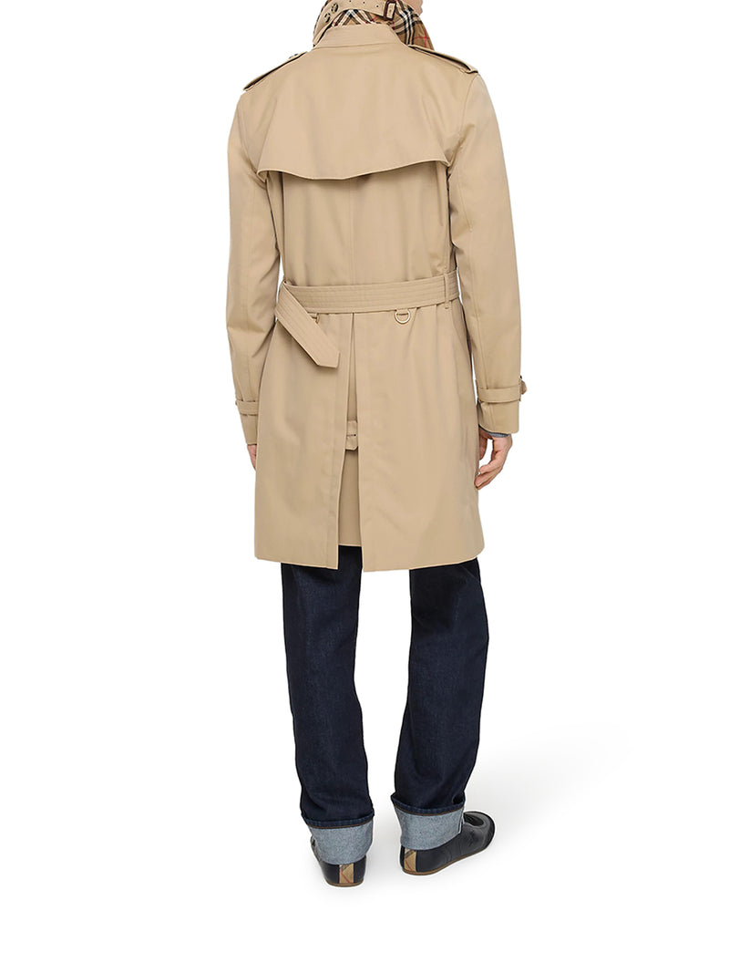 Burberry Men Kensington Heritage Mid-Length Trench Coat BURBERRY