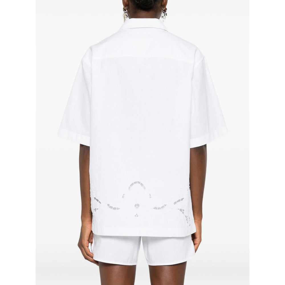 Marine Serre White Tops - Shirts Women MARINE SERRE