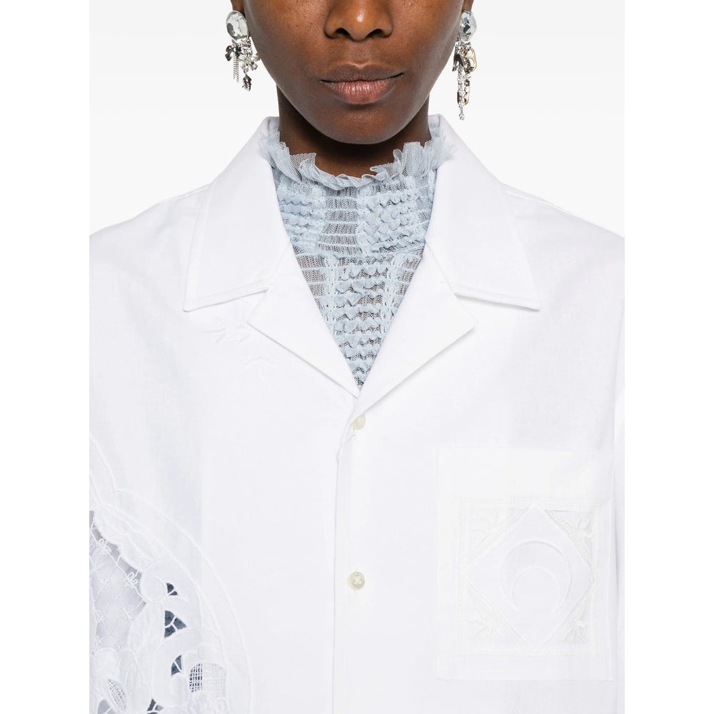 Marine Serre White Tops - Shirts Women MARINE SERRE