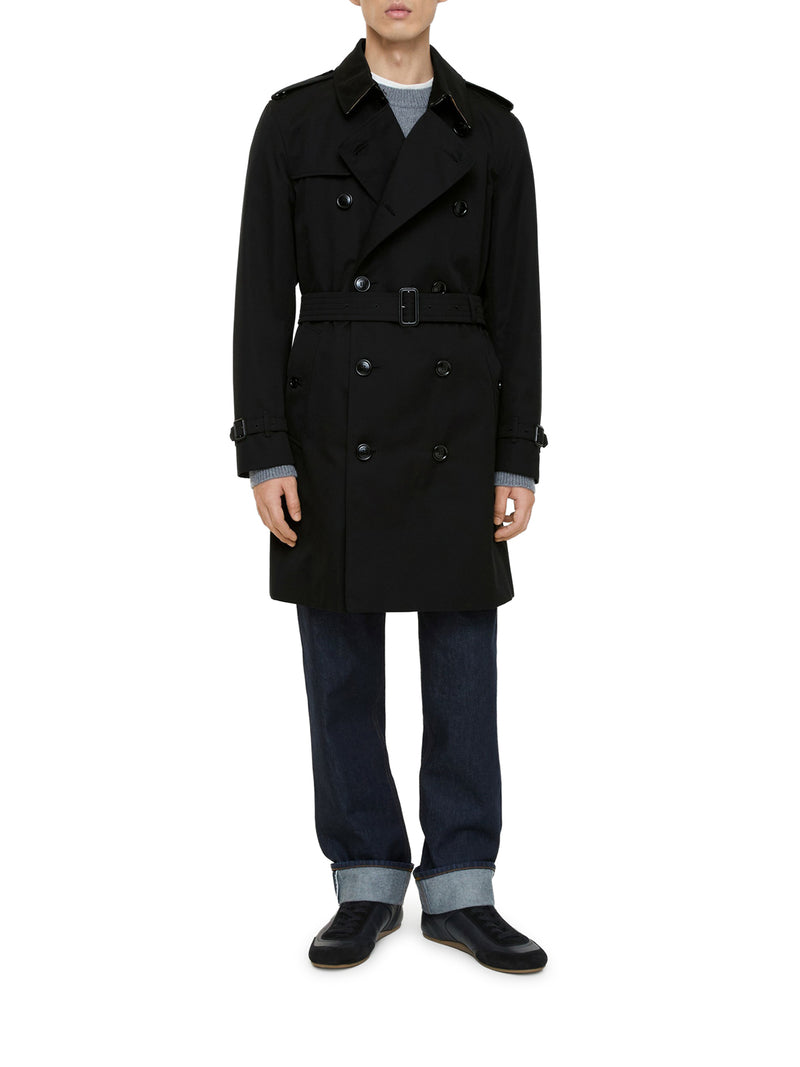 Burberry Men Kensington Heritage Mid-Length Trench Coat BURBERRY