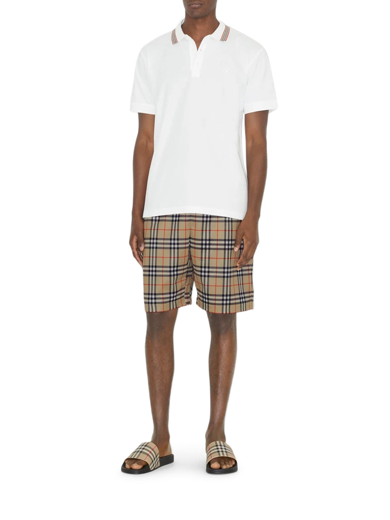 Burberry Men Slippers With Check Print Band BURBERRY