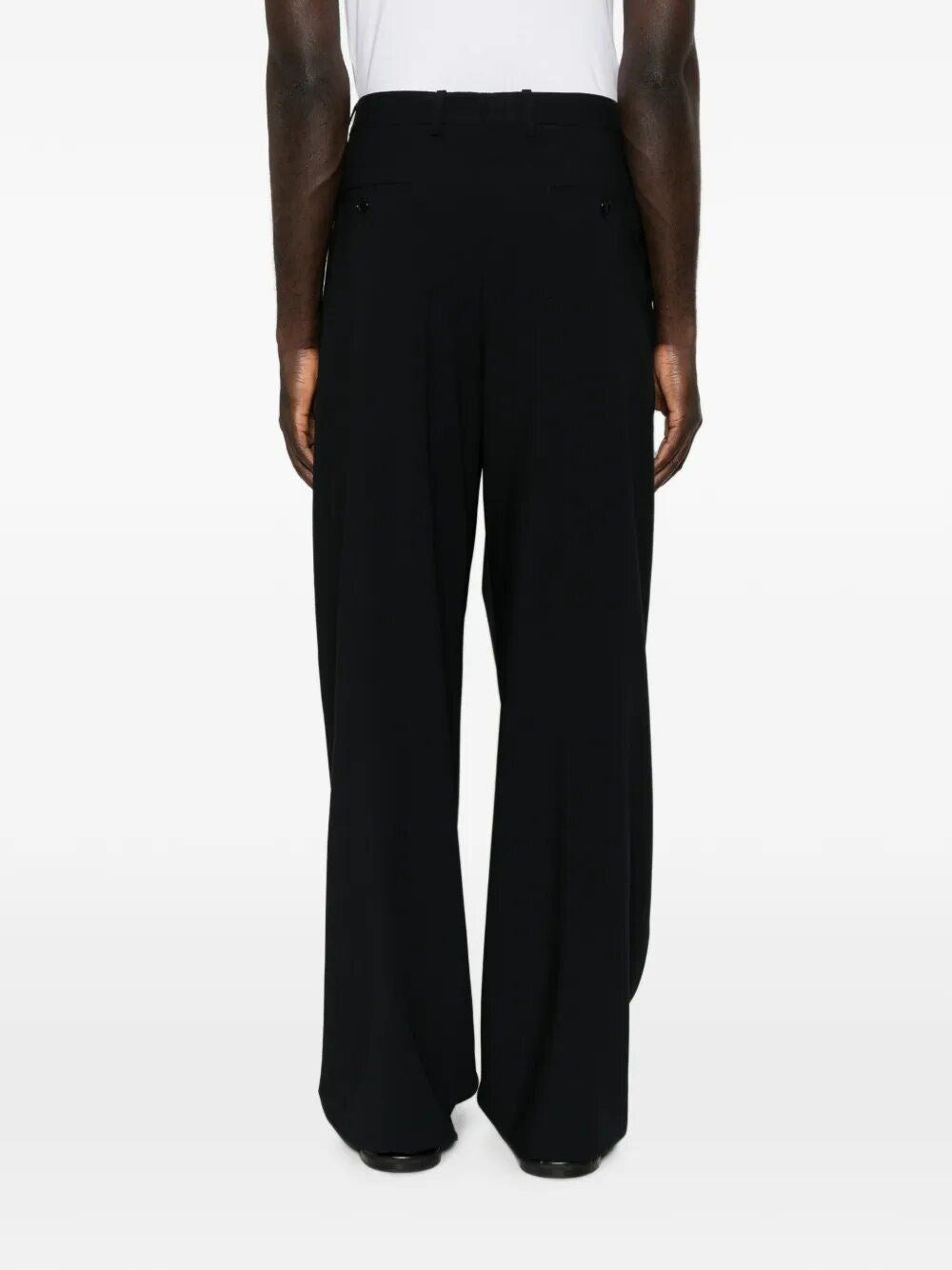 Giorgio Armani Men Oversized Trousers In Virgin Wool Crepe GIORGIO ARMANI