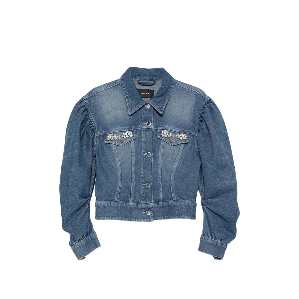 Simone Rocha Blue Jackets - Denim Jackets Women SIMONE ROCHA