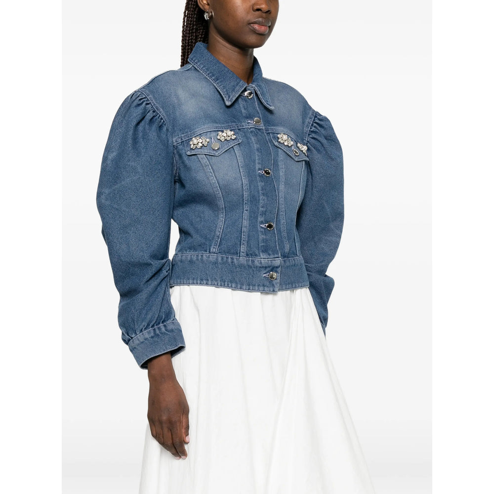 Simone Rocha Blue Jackets - Denim Jackets Women SIMONE ROCHA