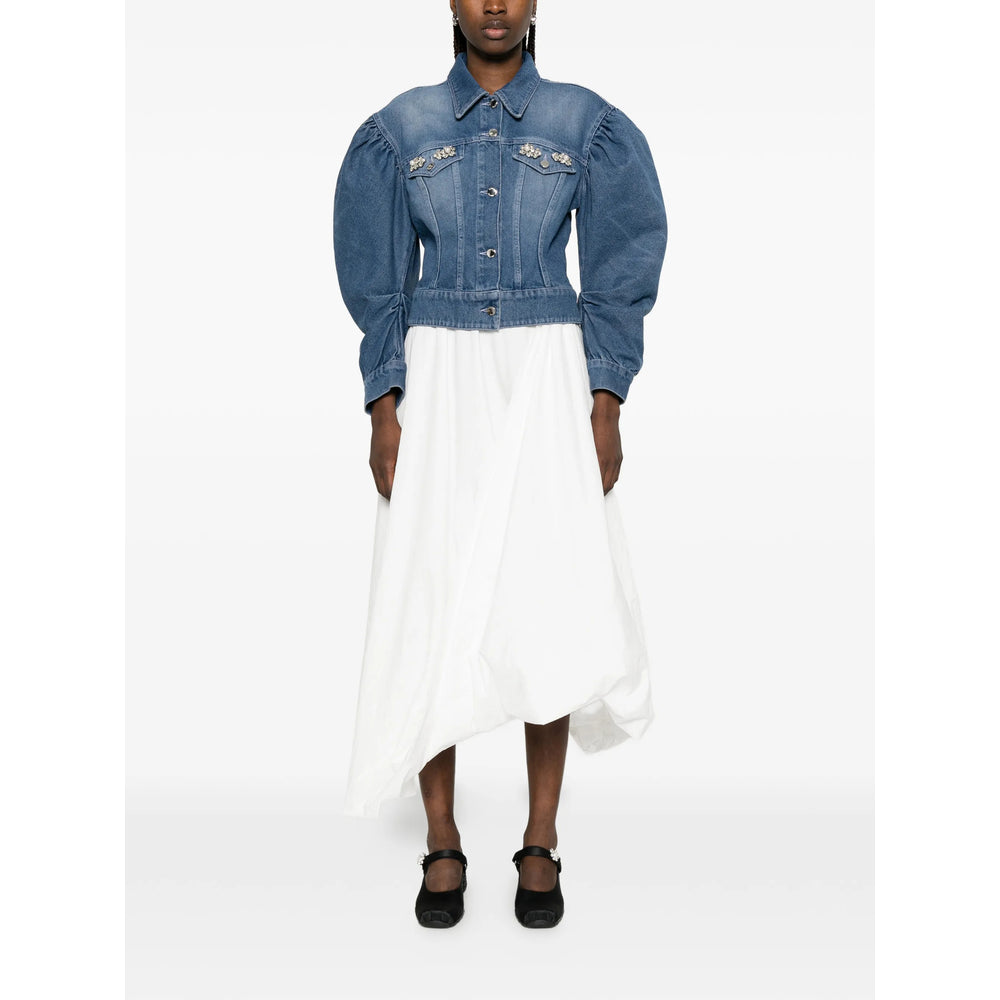 Simone Rocha Blue Jackets - Denim Jackets Women SIMONE ROCHA