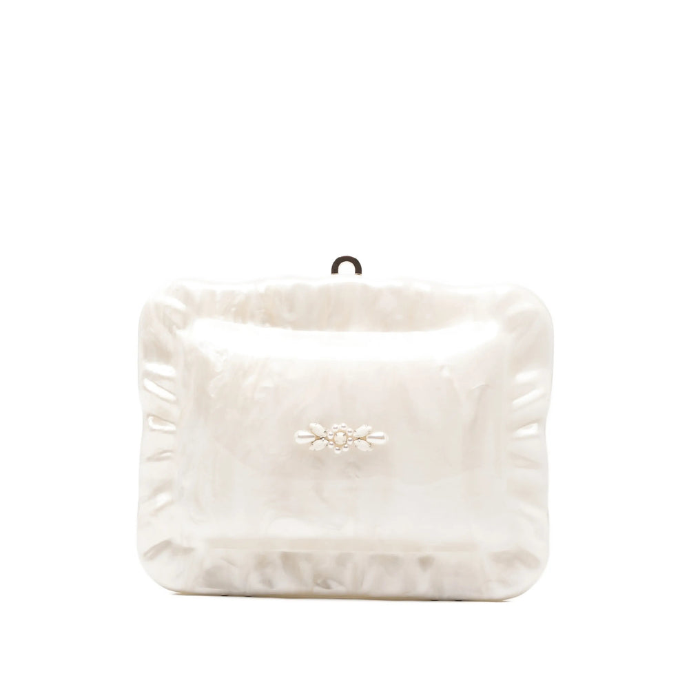 Simone Rocha White Clutch Bags Women SIMONE ROCHA