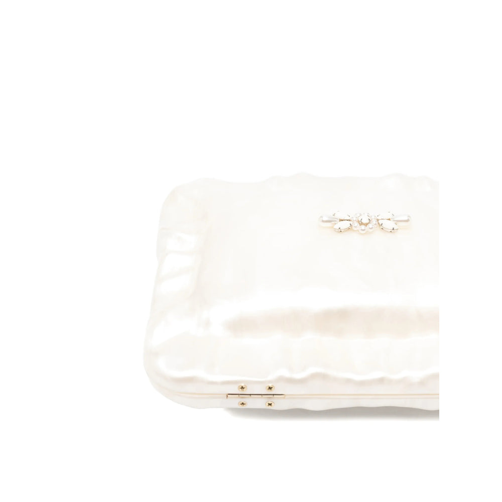 Simone Rocha White Clutch Bags Women SIMONE ROCHA
