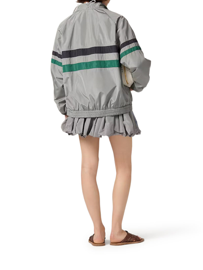 Miu Miu Women Tec Silk Blouson MIU MIU