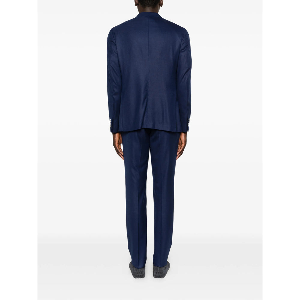Isaia Blue Suits - Single Breasted Suits Men ISAIA