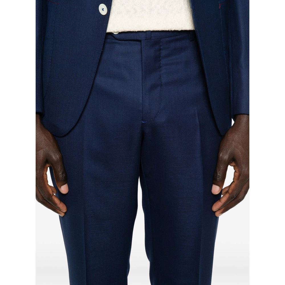 Isaia Blue Suits - Single Breasted Suits Men ISAIA