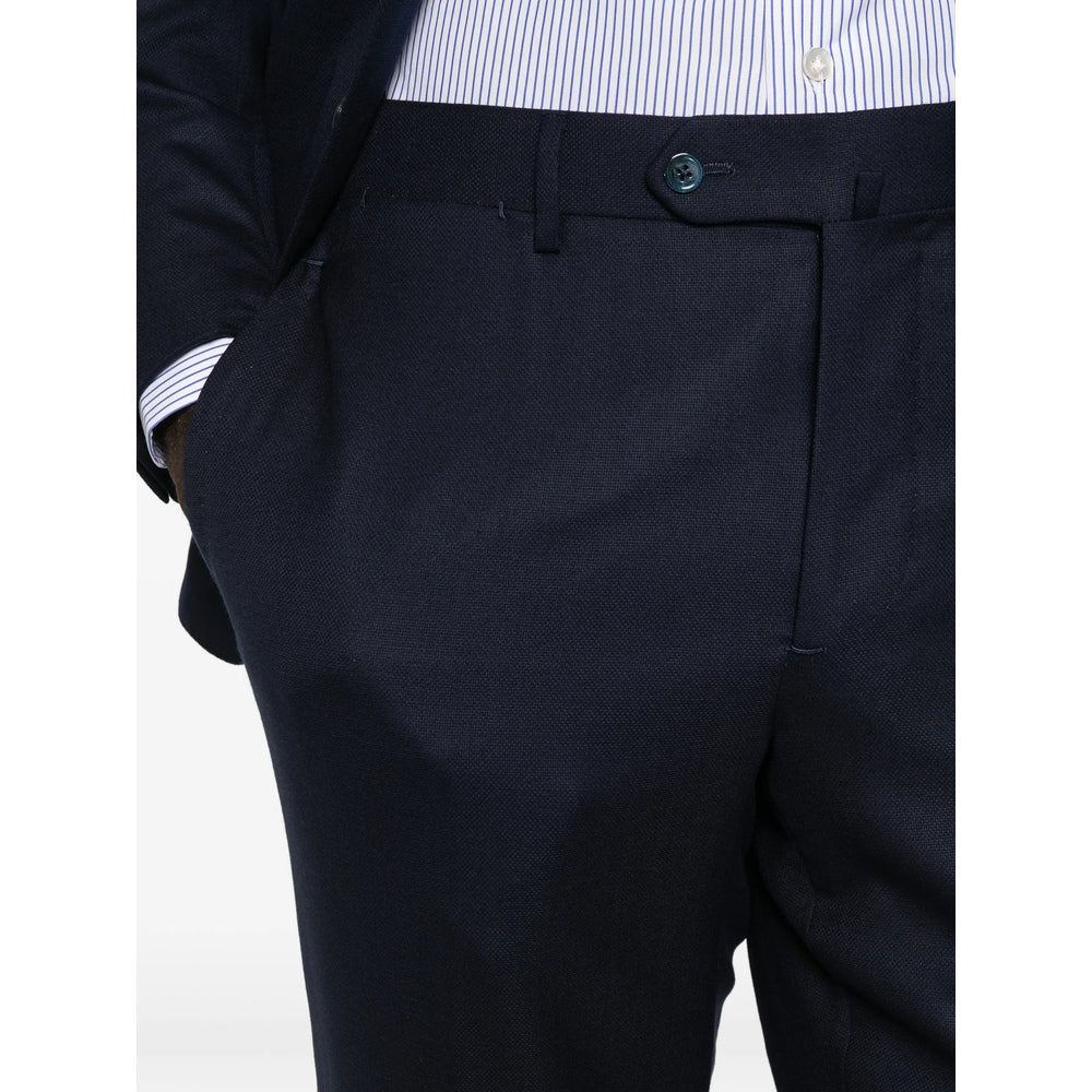 Isaia Blue Suits - Single Breasted Suits Men ISAIA