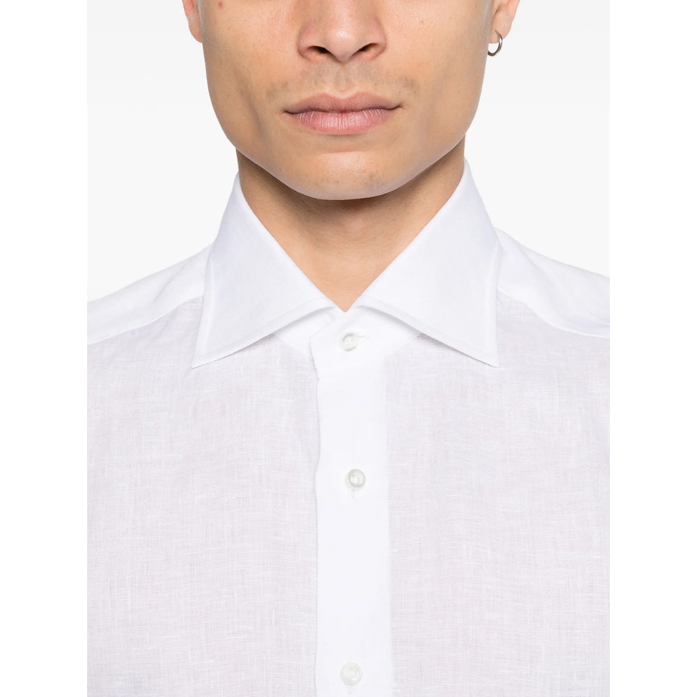 Isaia White Shirts Men ISAIA