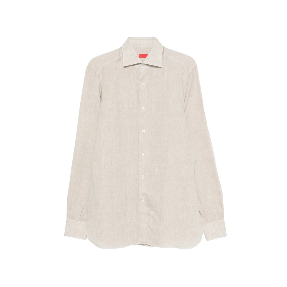 Isaia Neutrals Shirts Men ISAIA