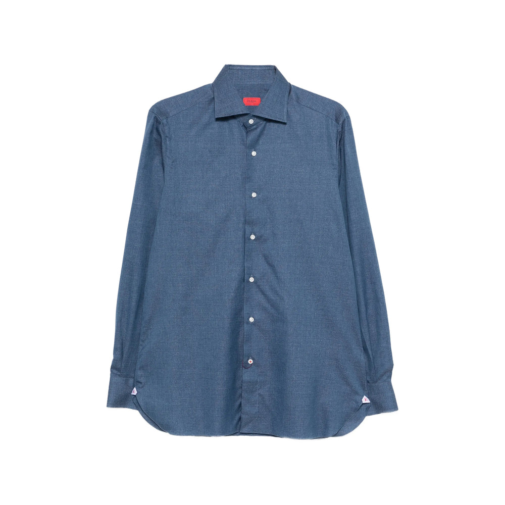 Isaia Blue Shirts Men ISAIA