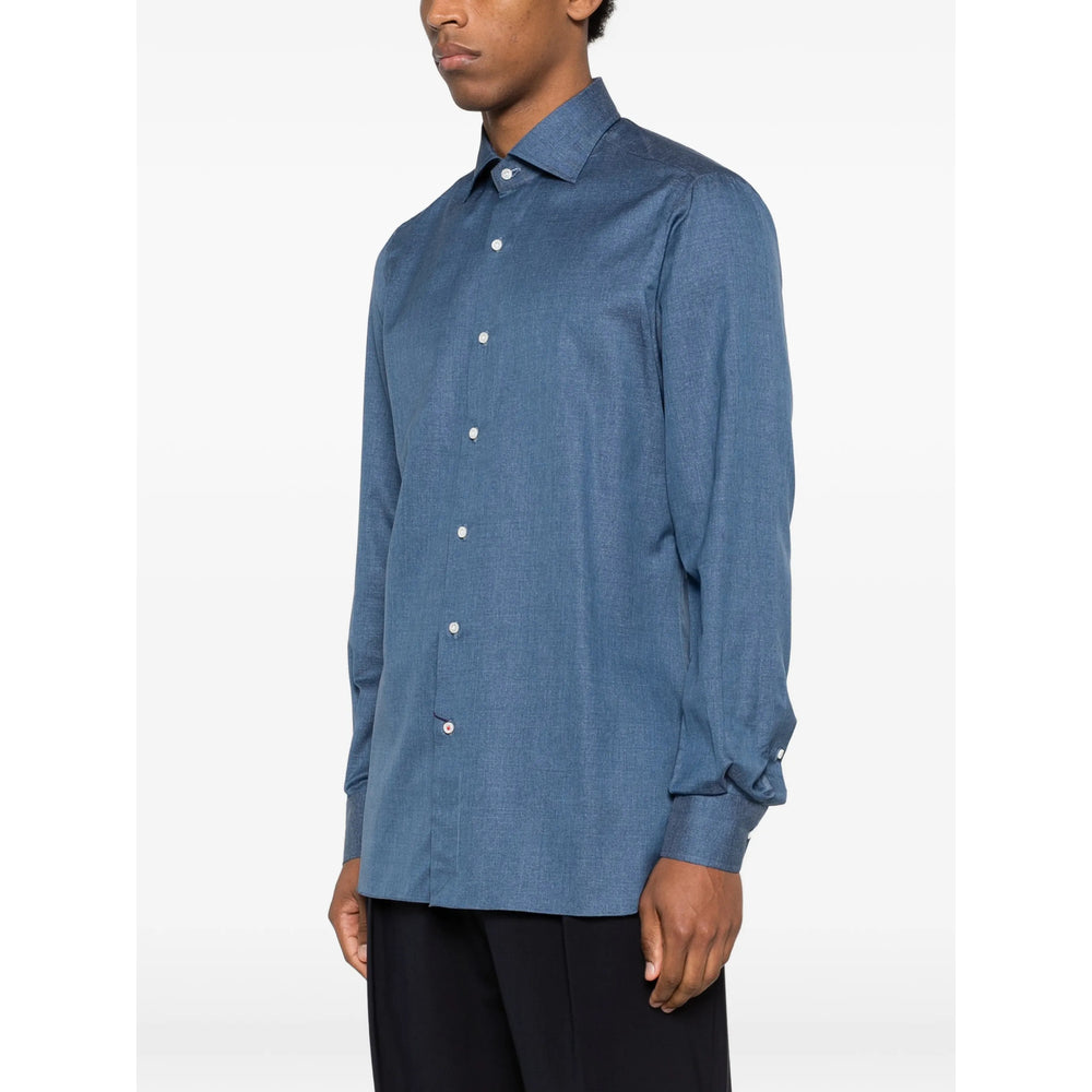 Isaia Blue Shirts Men ISAIA