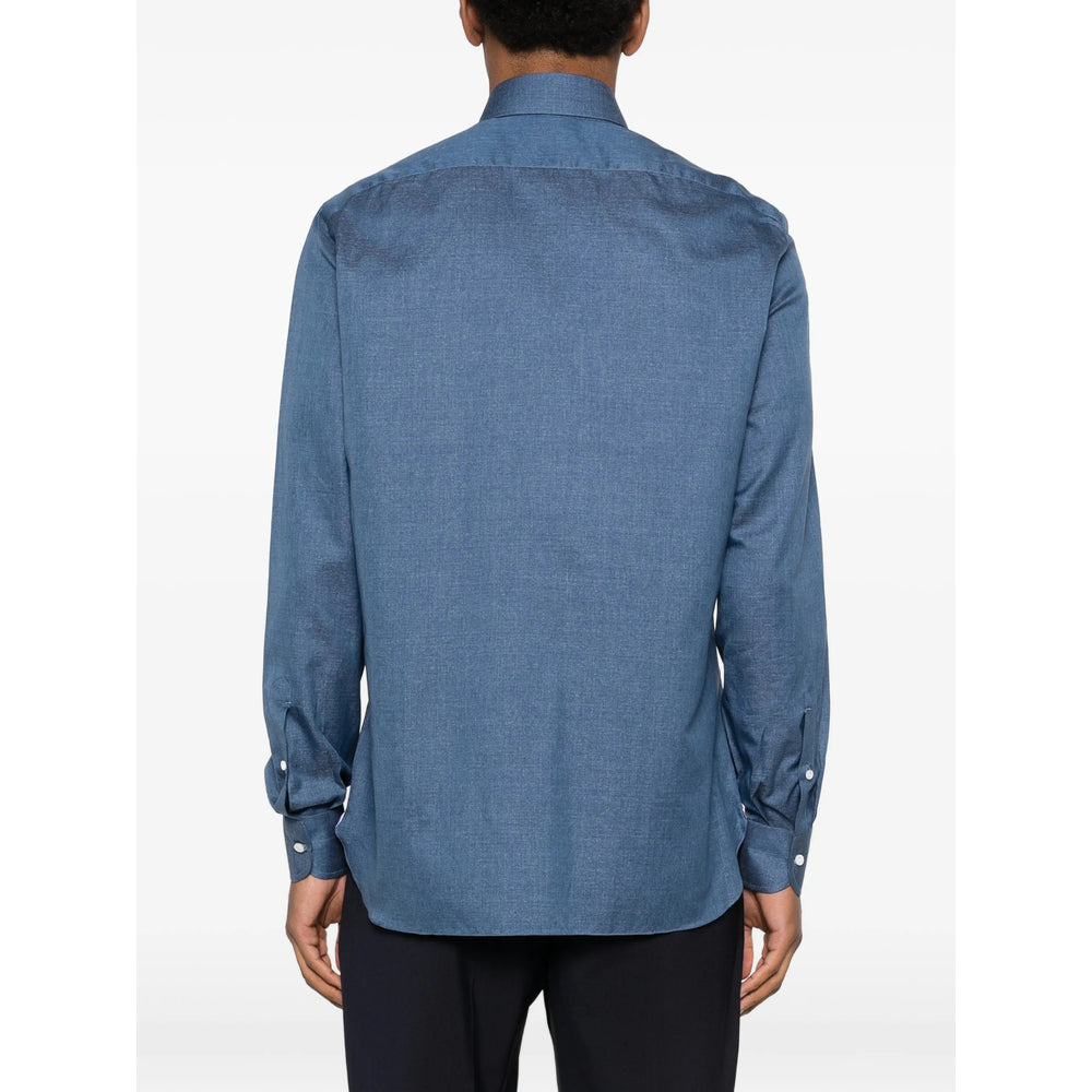 Isaia Blue Shirts Men ISAIA