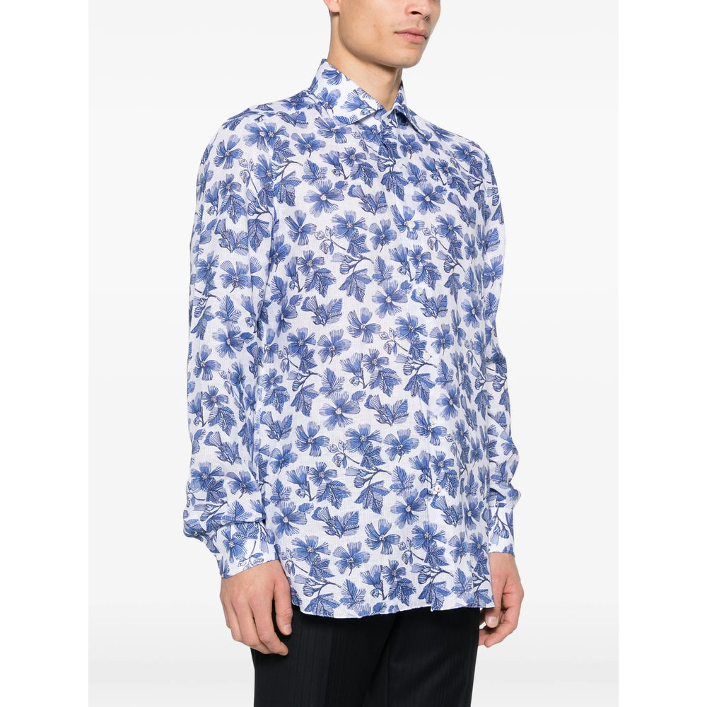 Isaia White Shirts Men ISAIA