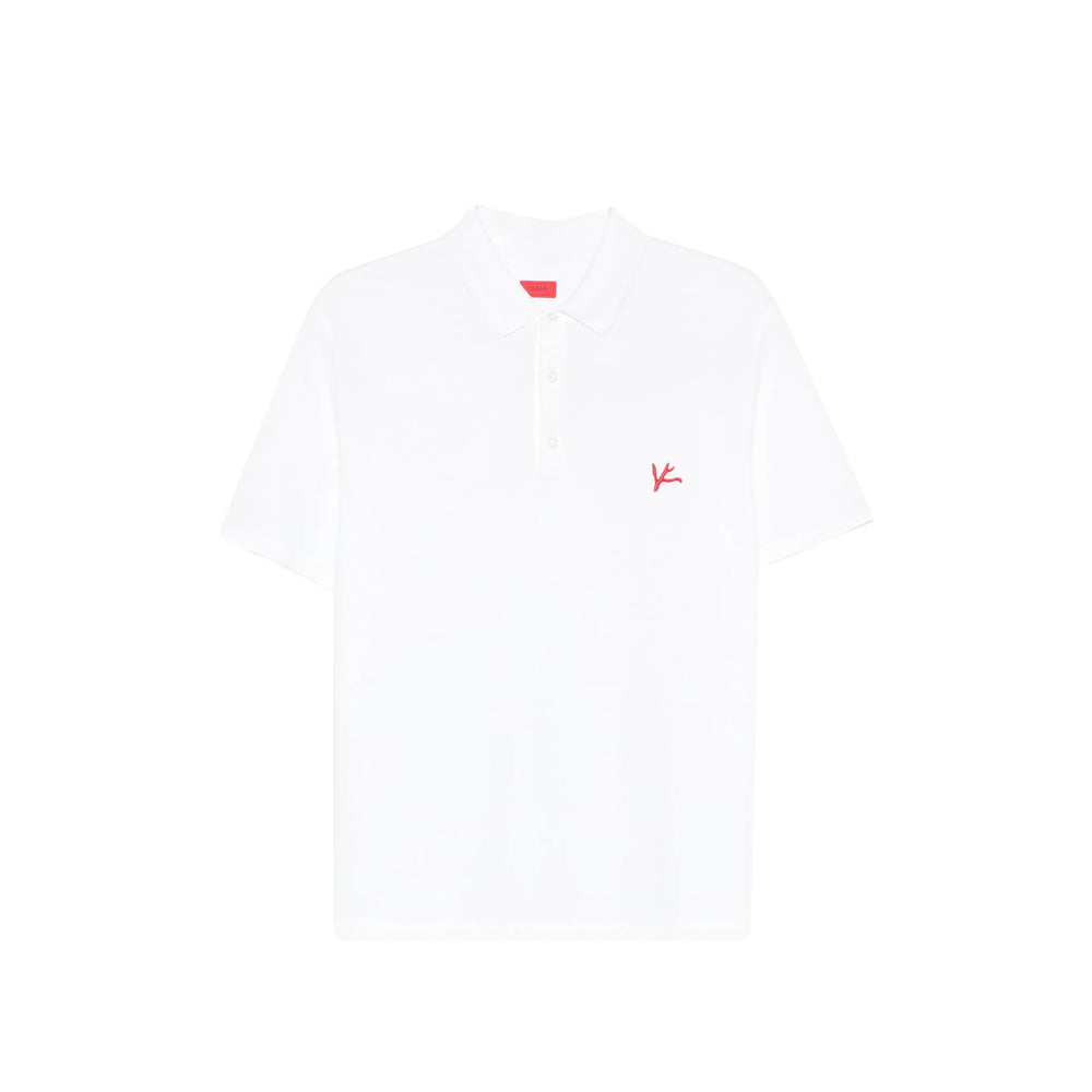 Isaia White Polo Shirts Men ISAIA