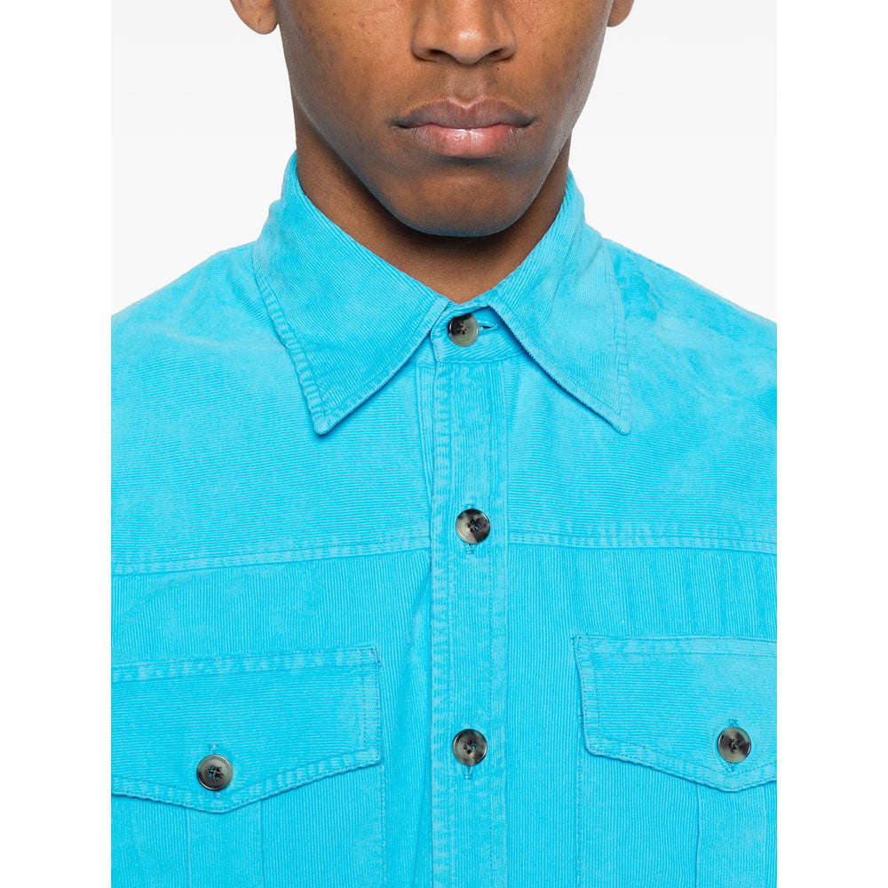 Isaia Blue Shirts Men ISAIA
