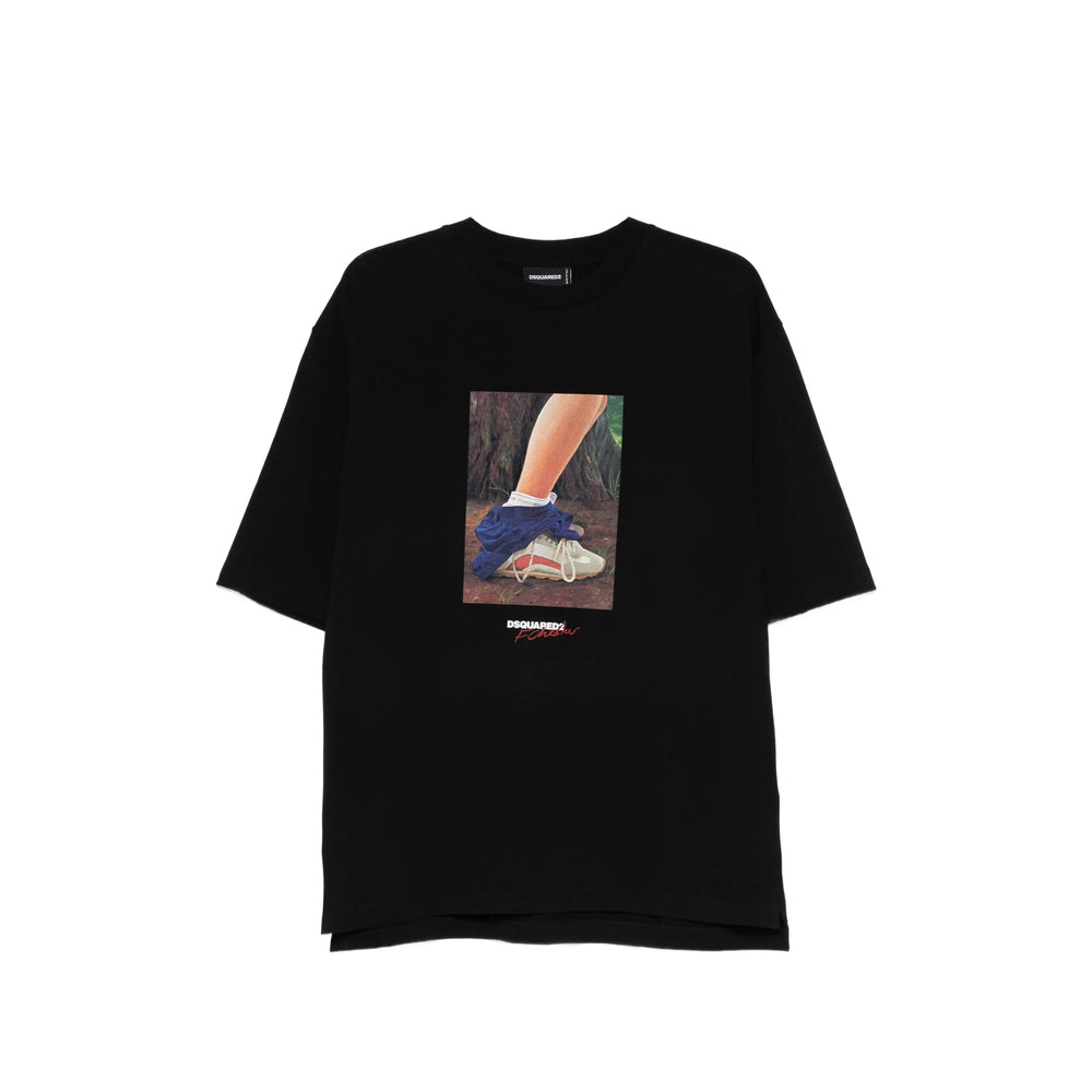 Dsquared2 Black T-Shirts & Vests - T-Shirts Men