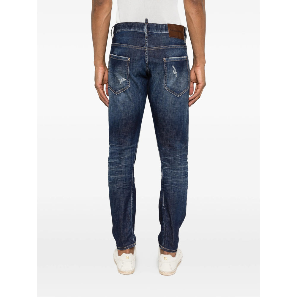 Dsquared2 Blue Denim - Slim-Fit Jeans Men DSQUARED2