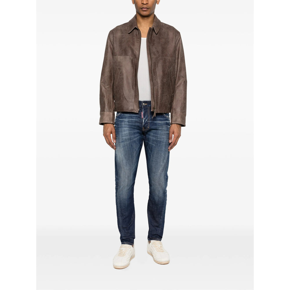 Dsquared2 Blue Denim - Slim-Fit Jeans Men DSQUARED2