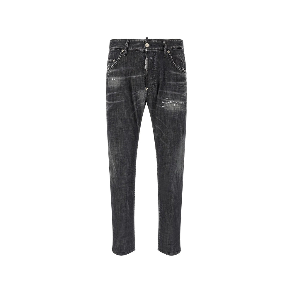 Dsquared2 Grey Denim - Regular & Straight-Leg Jeans Men DSQUARED2