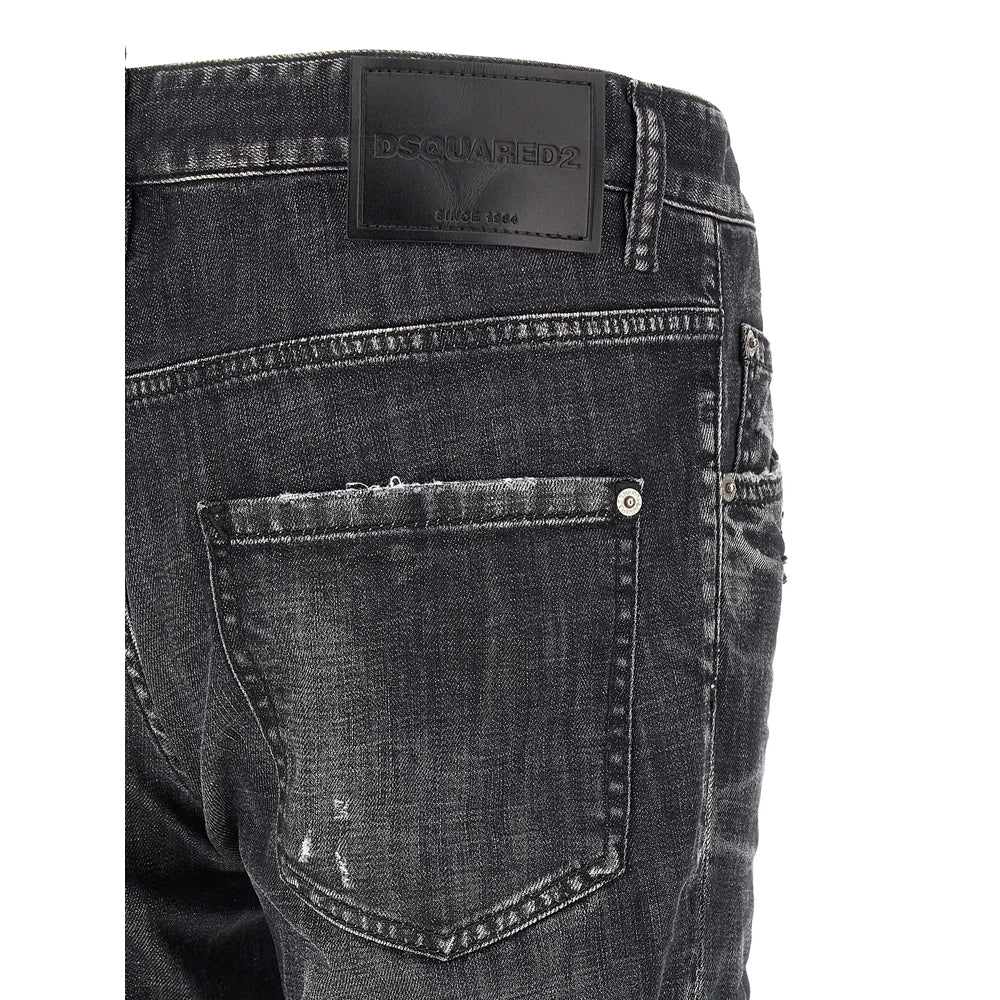 Dsquared2 Grey Denim - Regular & Straight-Leg Jeans Men DSQUARED2