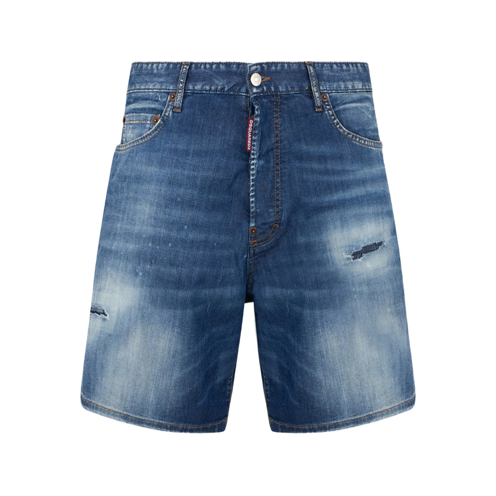 Dsquared2 Blue Shorts - Denim Shorts Men DSQUARED2