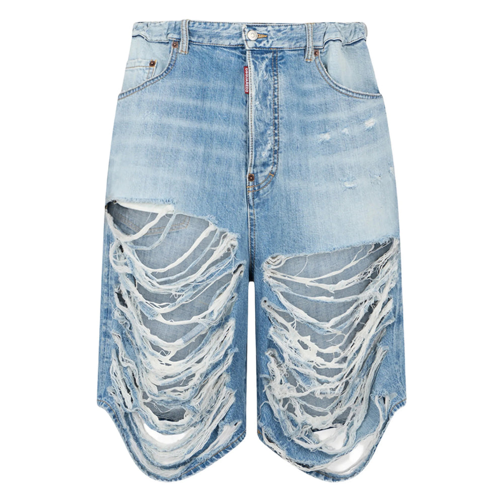 Dsquared2 Blue Shorts - Denim Shorts Men DSQUARED2