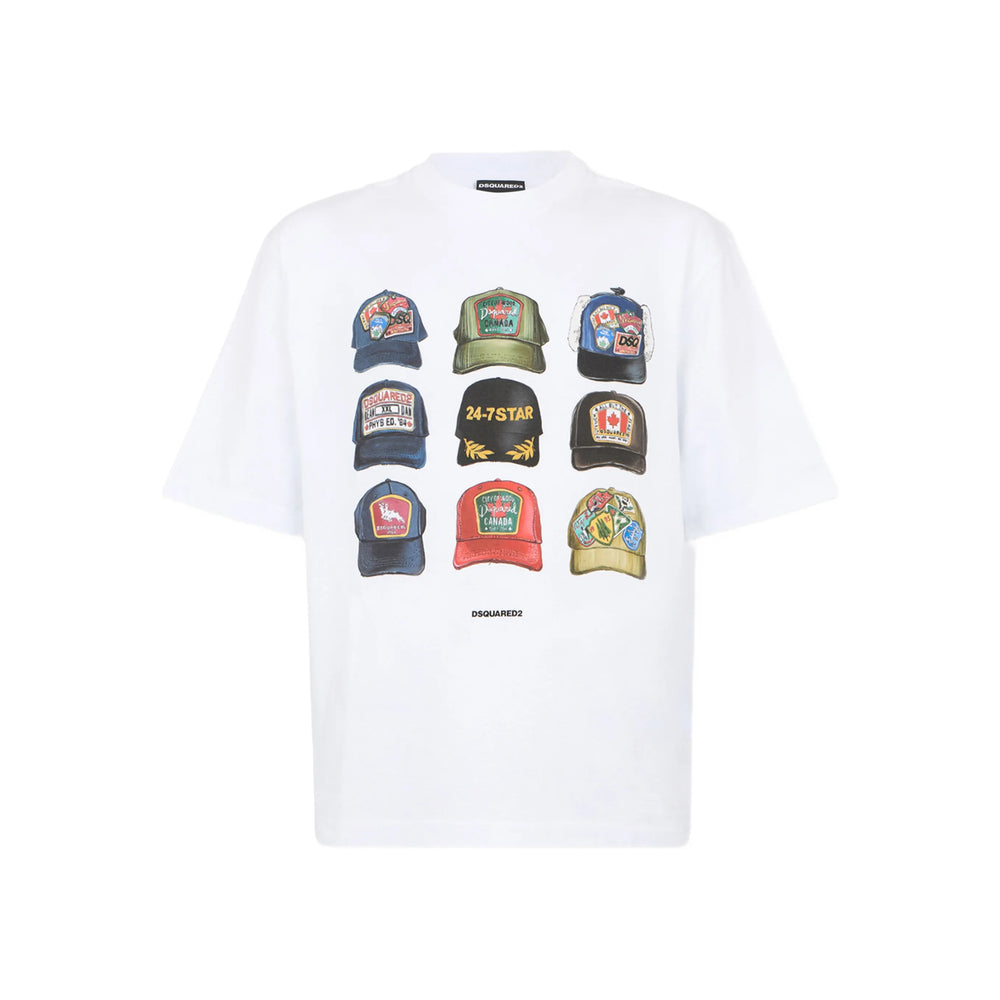 Dsquared2 White T-Shirts & Vests - T-Shirts Men DSQUARED2