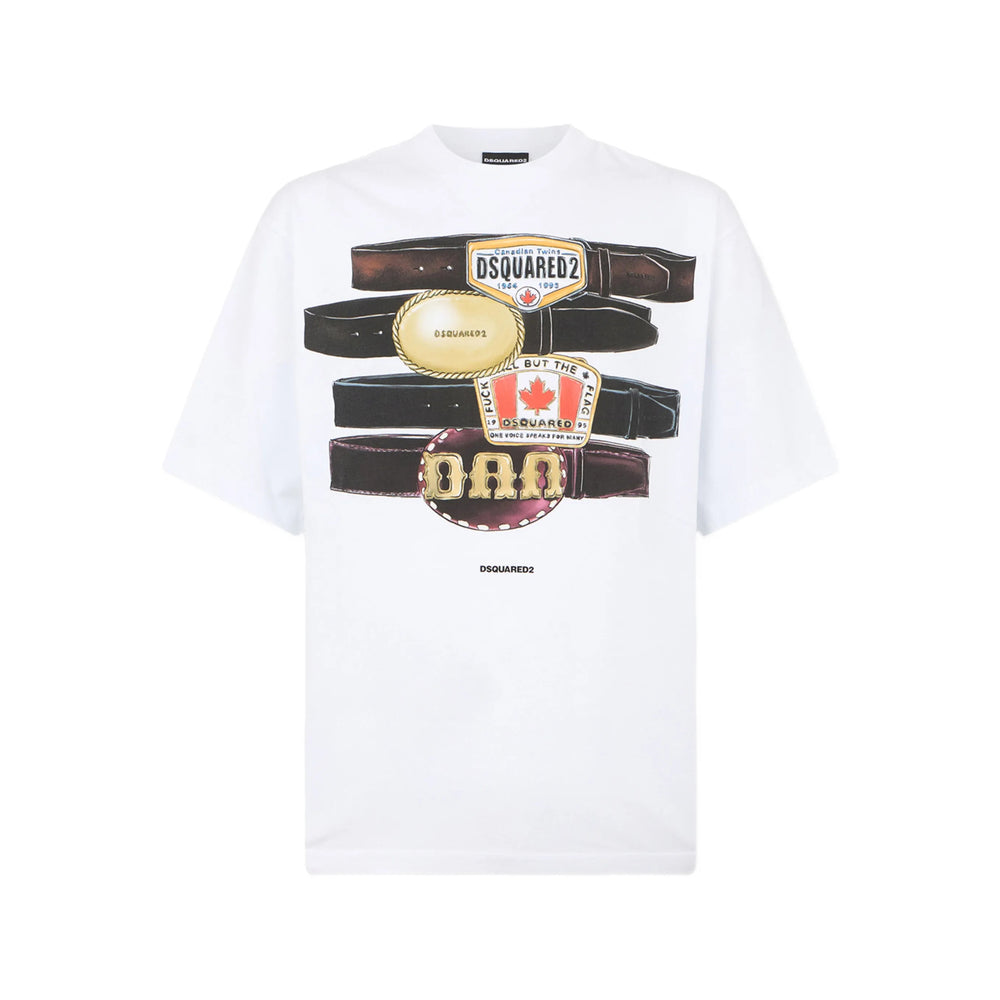 Dsquared2 White T-Shirts & Vests - T-Shirts Men DSQUARED2