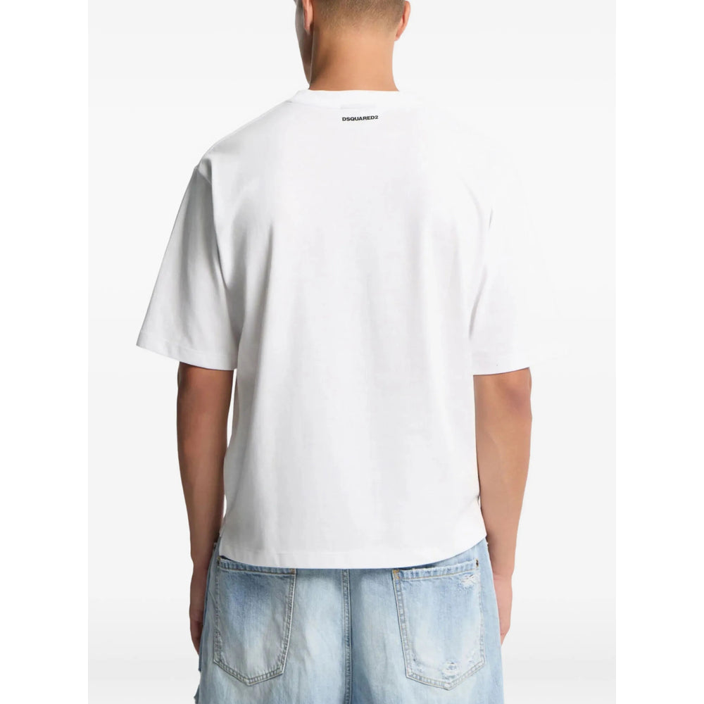 Dsquared2 White T-Shirts & Vests - T-Shirts Men DSQUARED2
