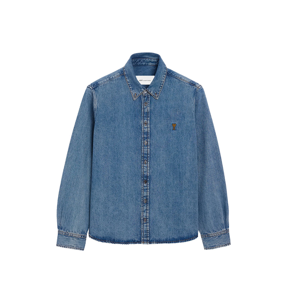 Ami Paris Blue Shirts Men
