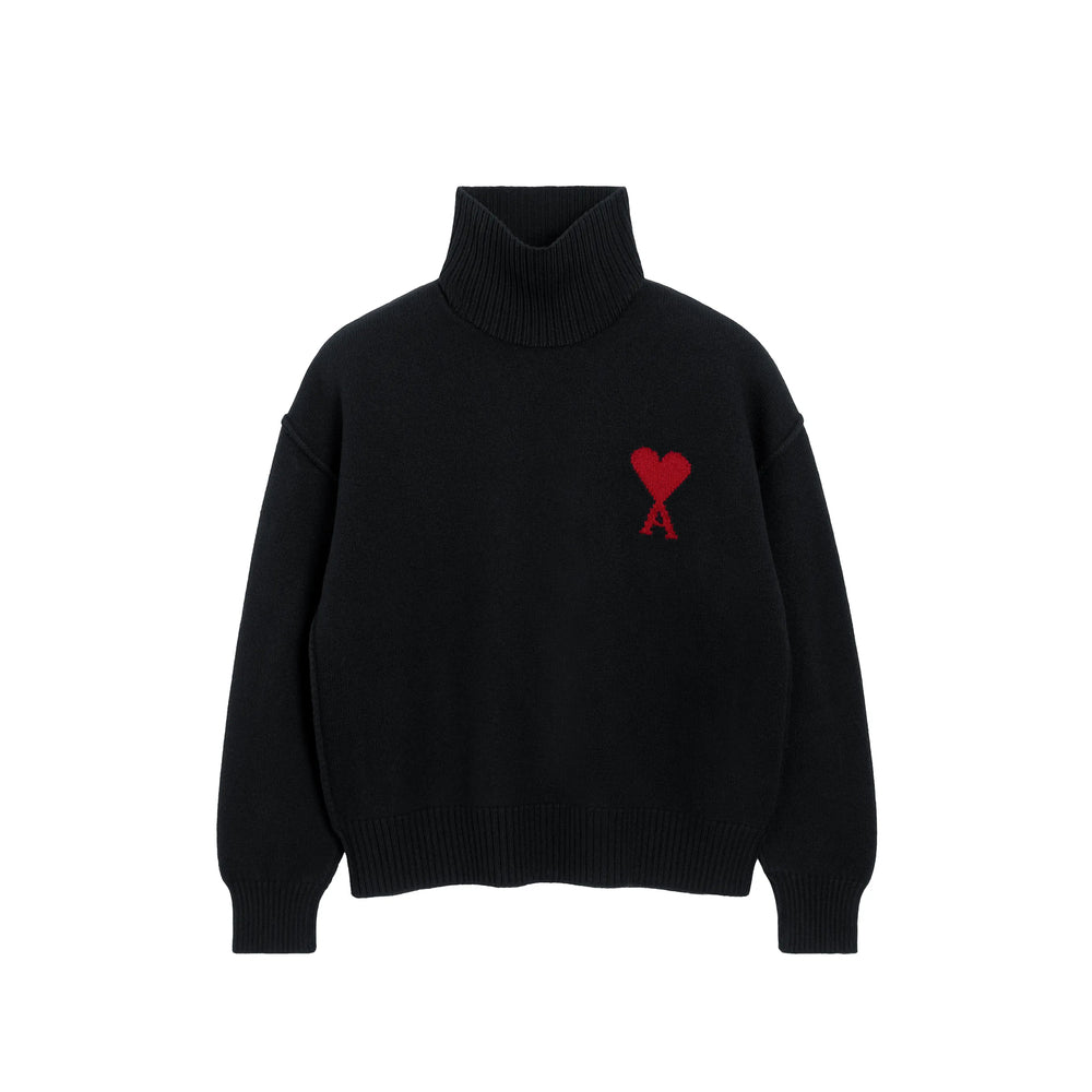 Ami Paris Black Sweaters & Knitwear - Jumpers Men AMI PARIS