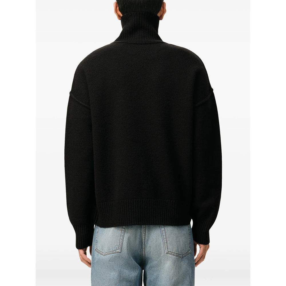 Ami Paris Black Sweaters & Knitwear - Jumpers Men AMI PARIS