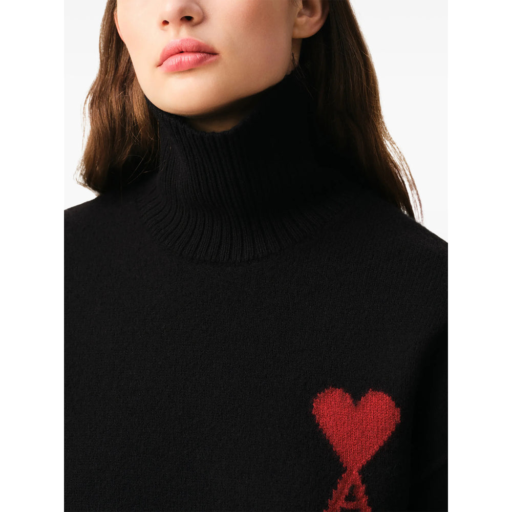 Ami Paris Black Sweaters & Knitwear - Jumpers Men AMI PARIS