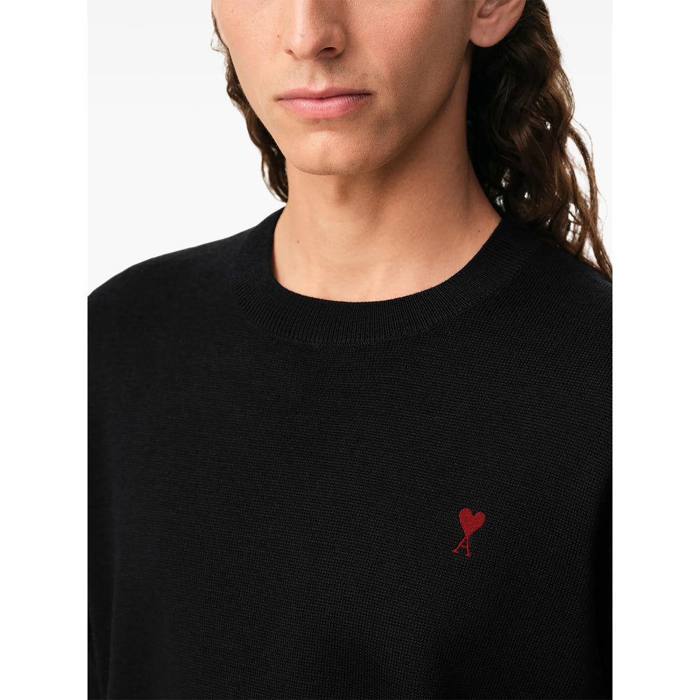 Ami Paris Black Sweaters & Knitwear - Jumpers Men AMI PARIS