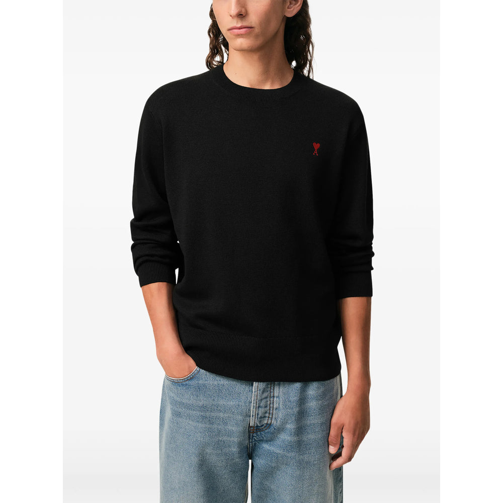 Ami Paris Black Sweaters & Knitwear - Jumpers Men AMI PARIS