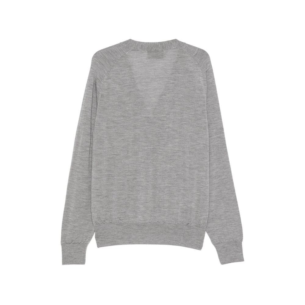 Ami Paris Grey Sweaters & Knitwear - Cardigans Men AMI PARIS