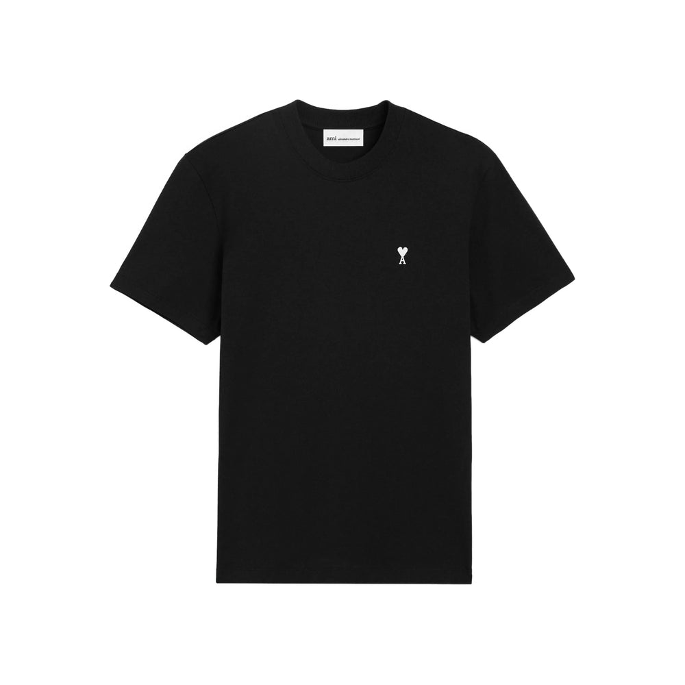 Ami Paris Black T-Shirts & Vests - T-Shirts Men AMI PARIS