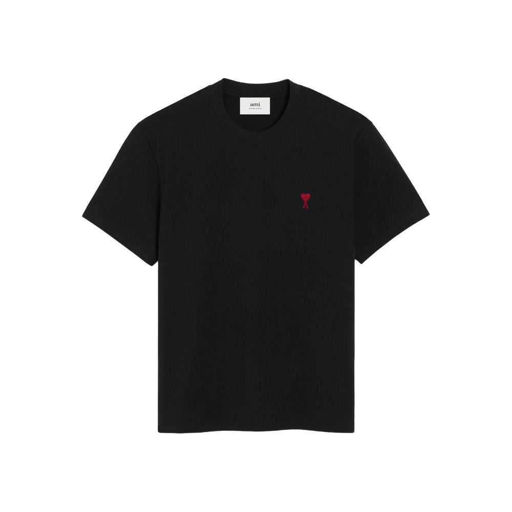 Ami Paris Black T-Shirts & Vests - T-Shirts Men AMI PARIS